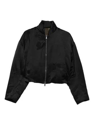 缎面飞行员夹克