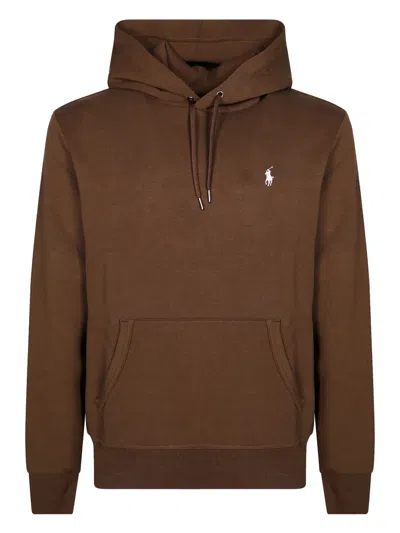 Polo Ralph Lauren Long Sleeve Shirts Man Ralph Lauren - Lspohood M2 Long Sleeve Knit - Brown In Brown