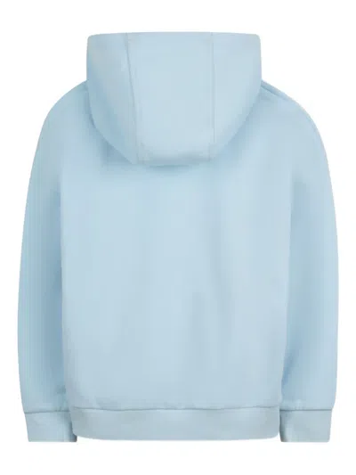 Timberland Logo-print Hooded Sweatshirt In Blue