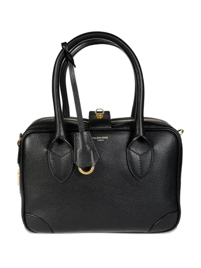 Golden Goose Minimalist Beige Handbag With Structured Design In Black