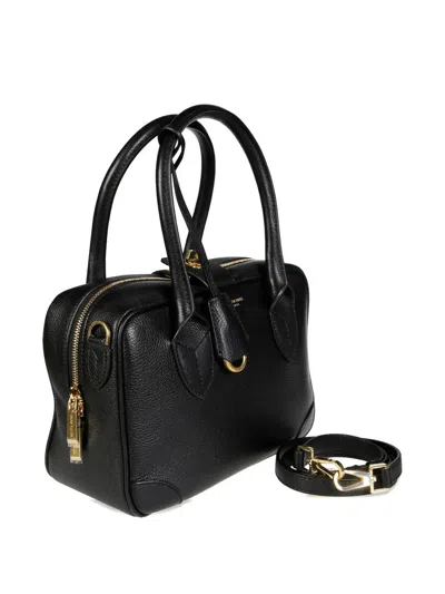 Golden Goose Minimalist Beige Handbag With Structured Design In Black