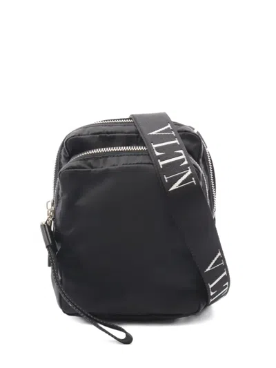 Pre-owned Valentino Garavani 2010s Logo-detail Messenger Bag In Black