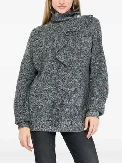 Liu •jo Sweater Liu Jo Woman Color Grey In Gray