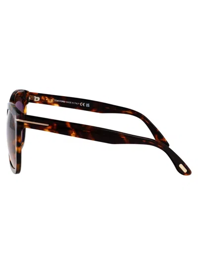 Tom Ford Geometric Frame Sunglasses In Multi