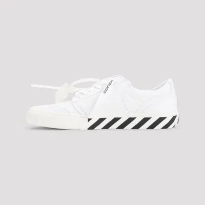 Off-white Low-top Sneakers With Graphic Arrow Detailing In White