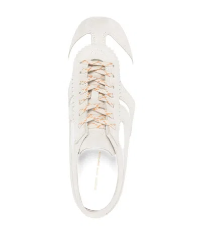 Dries Van Noten Leather Sneaker In White