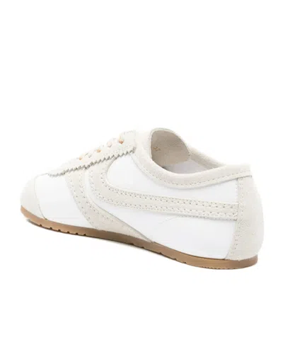 Dries Van Noten Leather Sneaker In White