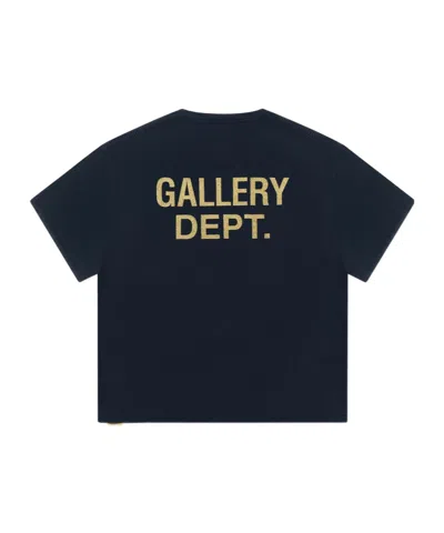 Gallery Dept. Biker Dog Glittered Printed Cotton-jersey T-shirt In Black