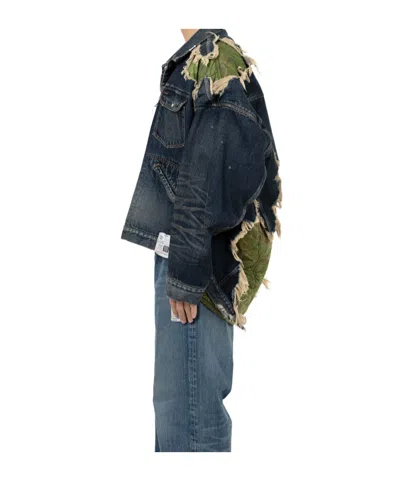 Miharayasuhiro Long-sleeved Denim Jacket In Blue