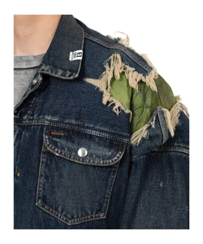 Miharayasuhiro Long-sleeved Denim Jacket In Blue