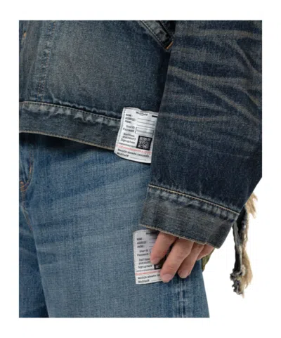 Miharayasuhiro Long-sleeved Denim Jacket In Blue