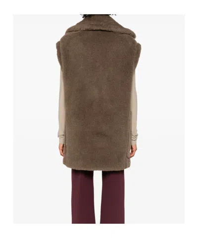 Max Mara Woman Brown Coats In Brown