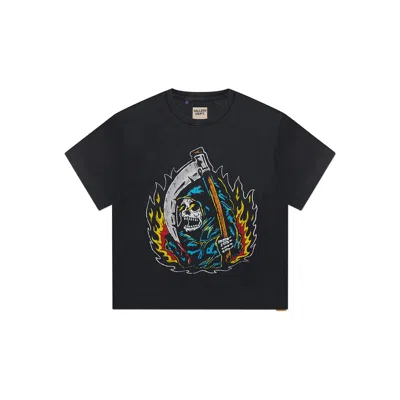 Gallery Dept. Mens Vintage Black Big Reaper Graphic Cotton-jersey T-shirt Xl In Animal Print