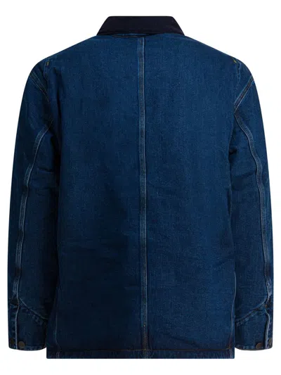 Carhartt Og Chore Coats Blue In Blue
