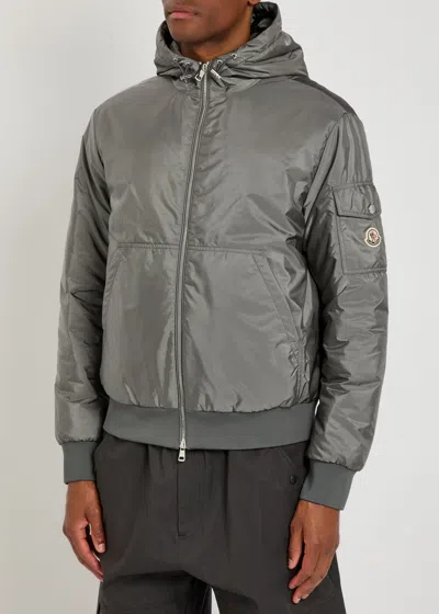 Moncler Poiliot Quilted Shell Jacket In Gray