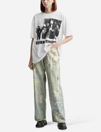 Deinet Crescendo Graphics T-shirt In White