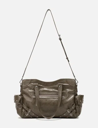 Deinet Stud Pocket Big Bag In Khaki