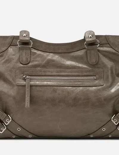 Deinet Stud Pocket Big Bag In Khaki