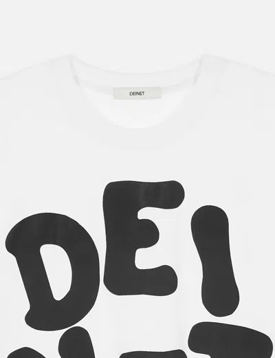 Deinet Bold Logo T-shirt In White
