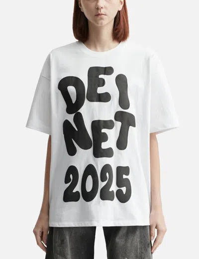 Deinet Bold Logo T-shirt In White