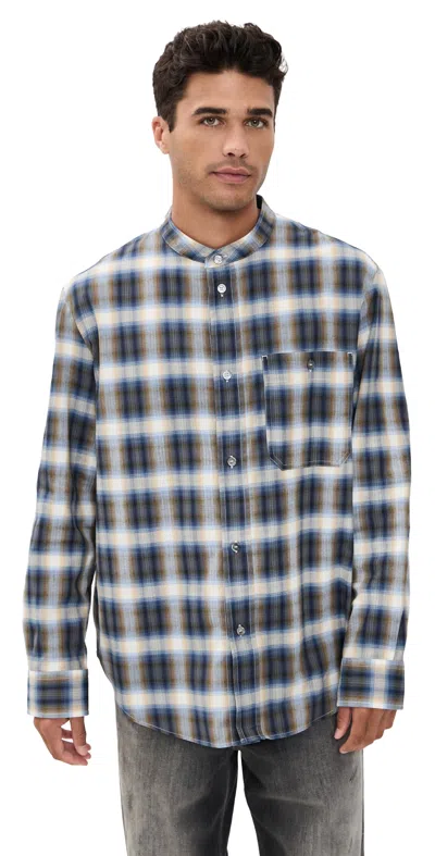 A.p.c. A. P.c. Chemise Thomas Shirt Iaa Blue In Blue