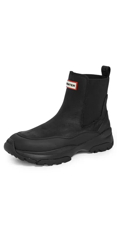 Hunter Landon Boots Black/black/black In Black
