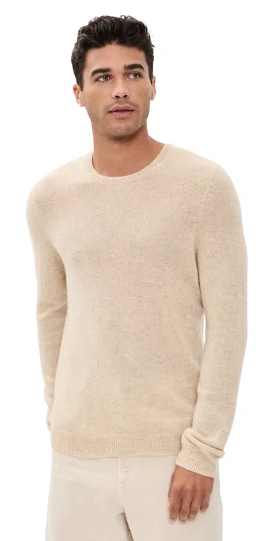 Onia Featherweight Cashmere Sweater Stone In Neutral