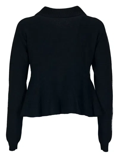 Madeleine Thompson Wool Blend Sweater In Blue