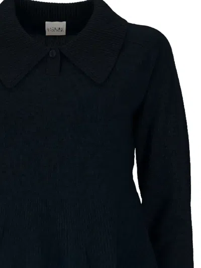 Madeleine Thompson Wool Blend Sweater In Blue