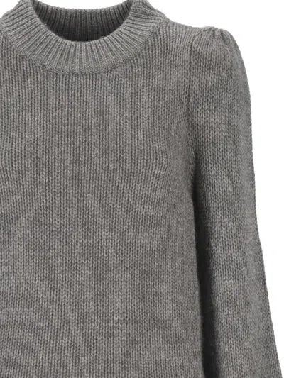 Madeleine Thompson Wool Blend Sweater In Gray