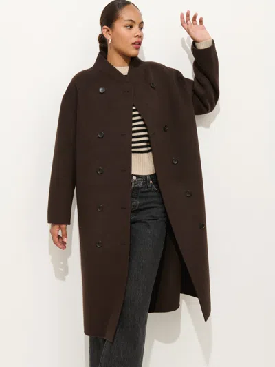 Alex Mill Long Sophia Coat In Brown
