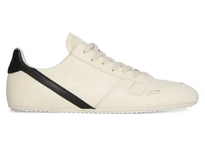 Pre-owned Rick Owens Men's  Concordians Minimal Sneaker Sneakers In Milk/black In Multi