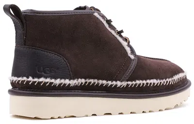Ugg Neumel Stitch Fleece Lined Snow Boots Coffee In Brown