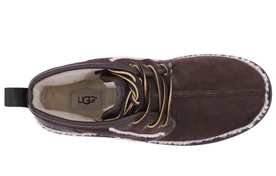 Ugg Neumel Stitch Fleece Lined Snow Boots Coffee In Brown