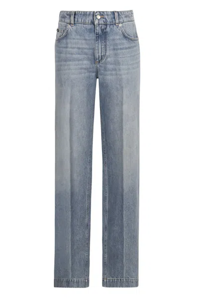 Dolce & Gabbana Loose-fit Jeans In Blue