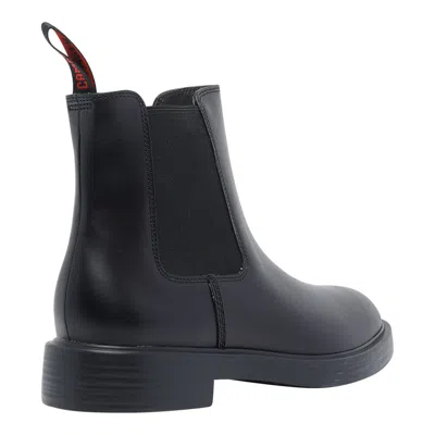 Camper Dean Leather Booties In Black