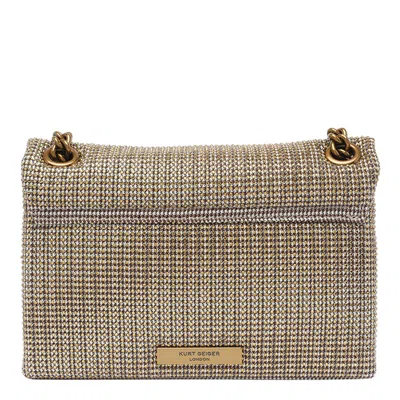 Kurt Geiger Kensington Small Chain Shoulder Bag In Neutral