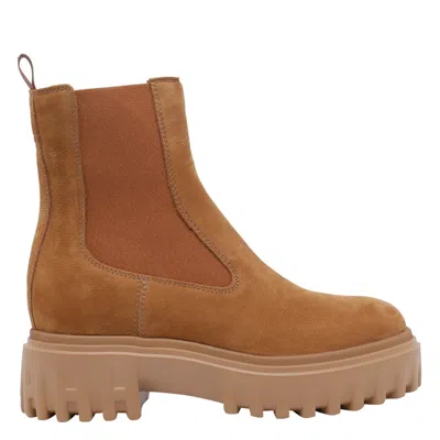 Hogan Boots In Brown