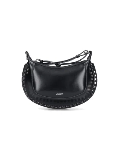 Isabel Marant Oskan Moon Shoulder Bag In Black