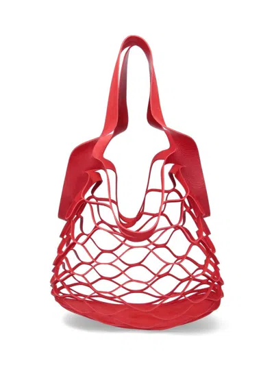 Our Legacy Shifting Tote Bag In Red