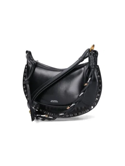 Isabel Marant Oskan Moon Shoulder Bag In Black