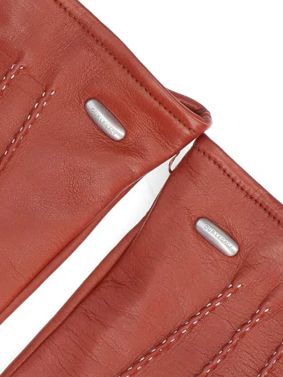 Our Legacy Topstitched His Gloves In Burgundy