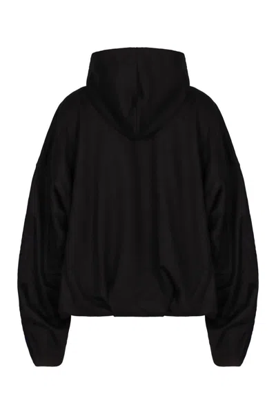 Dries Van Noten Hooded Sweatshirt In Black