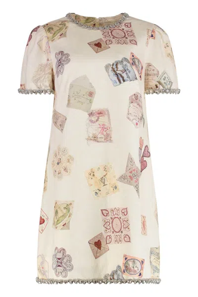 Zimmermann Hypnotic Tunic Jewelry Dress In Neutral