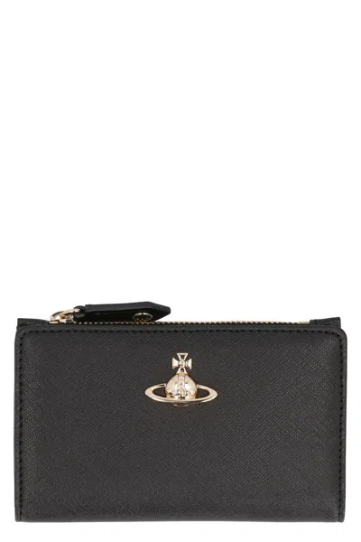 Vivienne Westwood Wallet In Eco-leather In Black