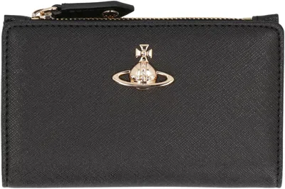 Vivienne Westwood Wallet In Eco-leather In Black