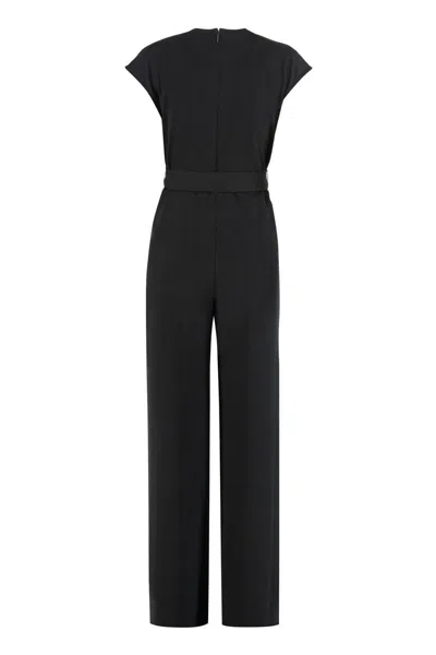 Calvin Klein Jumpsuit In Thin And Stretchy Knit In Black