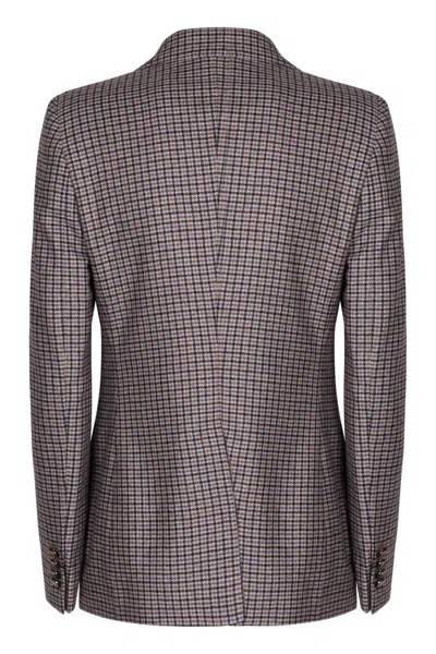 Tagliatore Single-breasted Two-button Jacket In Brown