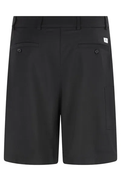 Department Five Department 5 Techno Fabric Bermuda-shorts In Black
