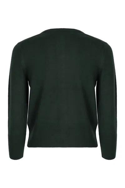 Vince Cardigan In Mixed Wool In Blue